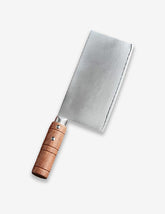 YM3L 7 Inch Cleaver Knife, 3 Layers 440C Composite Steel Having Padauk Wood Handle